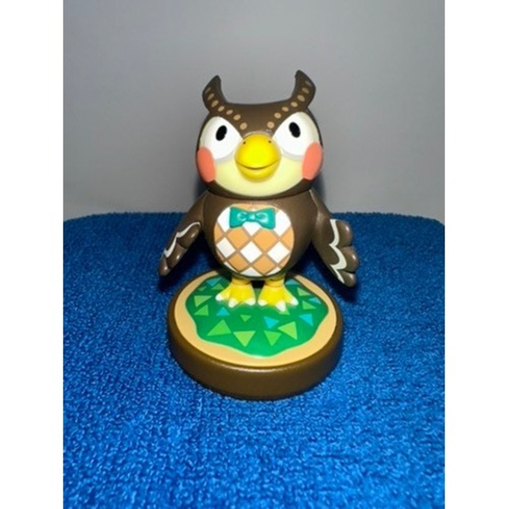 Nintendo Animal Crossing Blathers Amiibo Figure‎ Brown Owl Museum Director